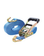 Sangle à cliquet 2 parties 9 m x 50 mm – 4000 kg pour arrimage sécurisé de charges lourdes