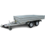 Remorque benne 3500 kg double essieu Lider 39612PE basculante galvanisée