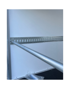 Barre d’arrimage de remorque SARIS 154 cm en acier galvanisé pour maintien de charge sur rail