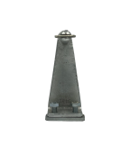 Charnière arrière longue pour ridelle de remorque SARIS, acier robuste et résistant à la corrosion