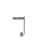 Charnière arrière longue pour ridelle de remorque SARIS, acier robuste et résistant à la corrosion