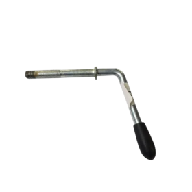 Poignée de serrage pivotante Ø60 mm pour collier de remorque, filetage 95 mm, acier anticorrosion