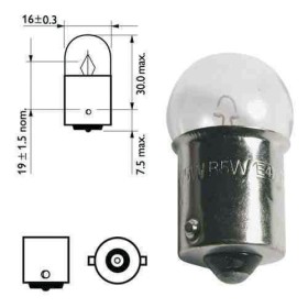 Ampoule Ronde 12V 5W (lot de 2) - RULQUIN