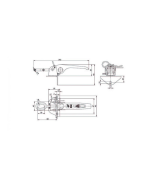 Poignée de basculement pour remorque bagagère - Lider