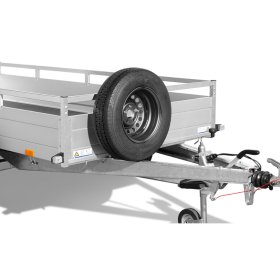 Roue de secours SARIS 165/70R13 compatible remorques BT75, BV75 et DV75