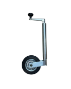 roue jockey Ø35 mm avec galet en métal 160x40 pour remorque légère