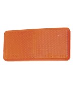 Lot de 2 Catadioptres Adhésif Rectangulaire Orange