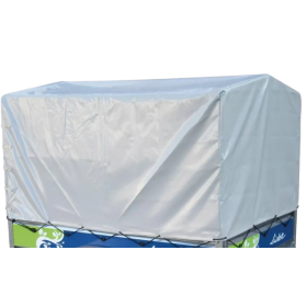 Bâche haute avec armature (Hauteur 80 cm) remorque BOIS 34440