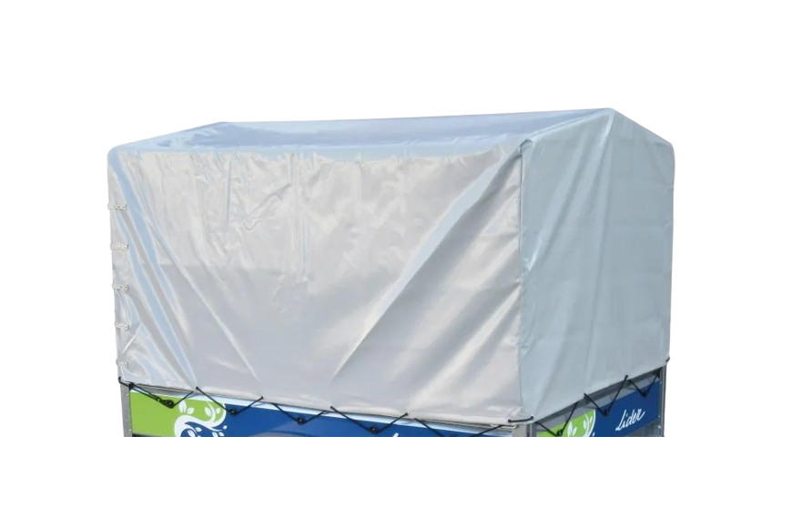 Bâche haute avec armature (Hauteur 80 cm) remorque BOIS 34440