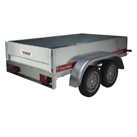 Ridelle arrière pour remorque ERDE SY230X4 avec crochet de fermeture