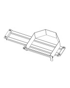 Support roue de secours pour remorques plateau - LIDER