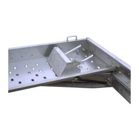 Cale de roue porte-voiture LIDER pour remorque avec blocage sécurisé du véhicule﻿