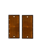 Lot de 2 catadioptre latéral orange 105 x 48 mm