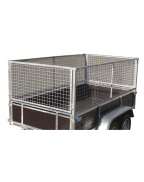 Réhausses grillagées 60 cm pour remorque bois LIDER 34440 et 39440