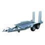 Remorque Porte Engin 40860 LIDER 3500 kg double essieu rampes aluminium