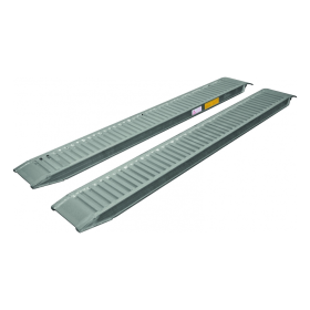 Paire de rampes aluminium 250 cm capacité 3300 kg pour remorque LIDER