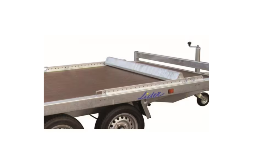 Cale 2M02 avec rails pour remorque plateau 4M et 5M LIDER