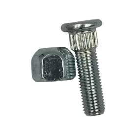 Goujon vis de roue M10 en acier pour remorque avec écrou inclus