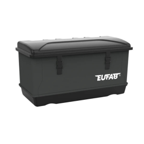 Coffre de transport EUFAB 350 litres pour porte-vélos attelage pliable