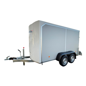 remorque fourgon freinée LIDER 2000 kg double essieu grande capacité