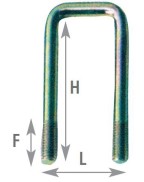 Bride Tube Haut 120 x 30 mm