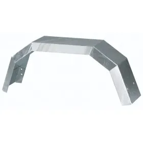 garde-boue métal 12-13 pouces gris pour remorque en acier galvanisé