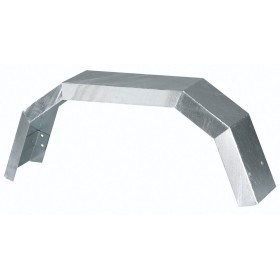 garde-boue métal 13 pouces pour remorque gris robuste et durable