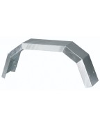 garde-boue métal 13 pouces pour remorque gris robuste et durable