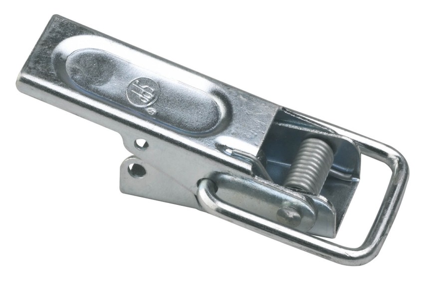 grenouillère à ressort galvanisé 105 x 60 mm pour remorque et ridelles