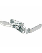 Crochet de grenouillère à l'unité pour remorque pour une fixation sécurisée des ridelles