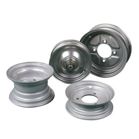 jante 350/400x8 avec moyeu incorporé ERKA 124 mm compatible remorques légères