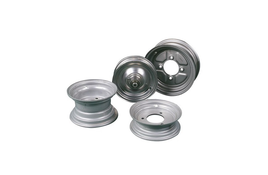 jante 350/400x8 avec moyeu incorporé ERKA 124 mm compatible remorques légères