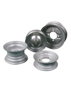 jante 350/400x8 avec moyeu incorporé ERKA 124 mm compatible remorques légères