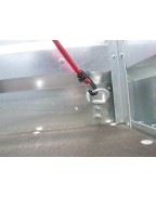 Lot de 4 pontets rabattables Ø35 mm forte charge pour remorque Magnum Saris pour fixation sécurisée de sangles et cordages