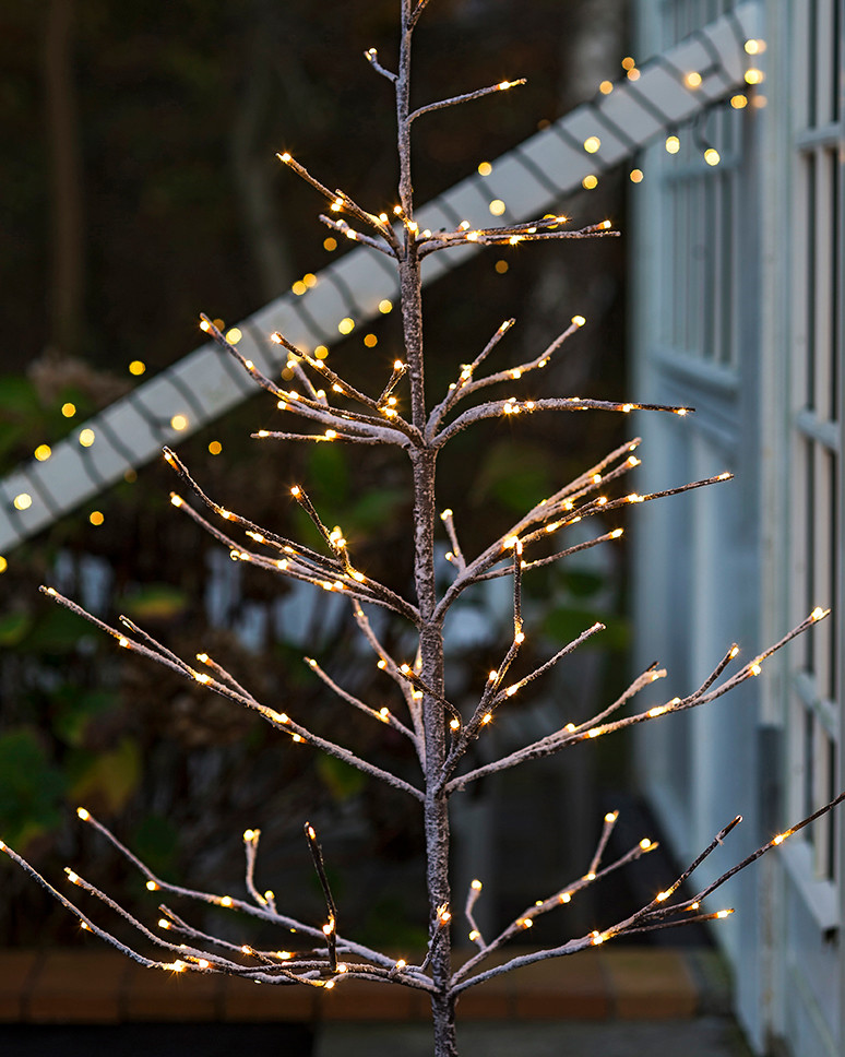 Arbre de Noël lumineux blanc ALEX 210 cm de chez SIRIUS - Latour Mobilier  de Jardin